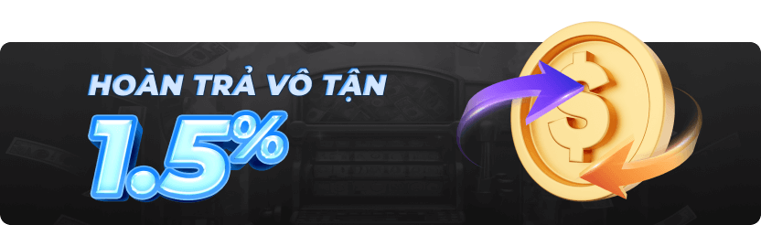 Hoàn trả vô tận 1,5%